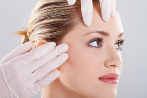 Botox Woman's Face
