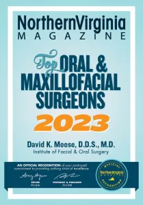 Northen Virginia Magazine Top Oral and Maxillofacial Surgeons 2023 award