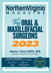 Northen Virginia Magazine Top Oral and Maxillofacial Surgeons 2023 award